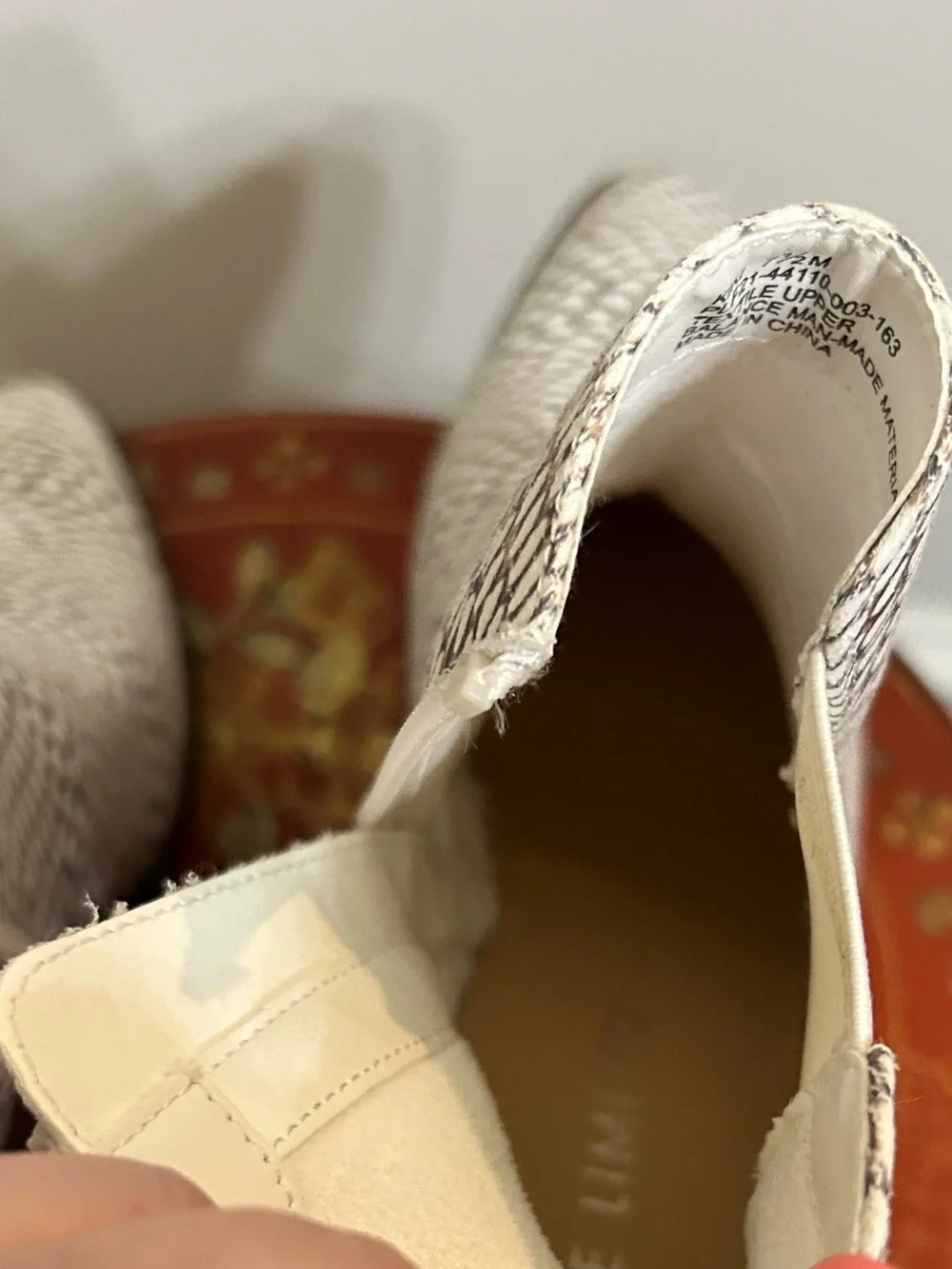 The Limited White Textured Kiki Chelsea Ankle Boots